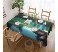 jingong Lake fairy Square tablecloth, fit for coffee tables, kitchens, restaurants, and desktop decoration