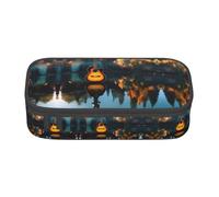 jingong Lake Guitar Reflections Large Capacity Storage Bag, fit for Travel, Office Supplies, Makeup, and Desk Organization