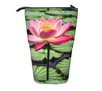 jingong Lotus Flower Multi Functional Pencil case, Storage Bag, Makeup Bag, Suitable for Office and Daily Carrying