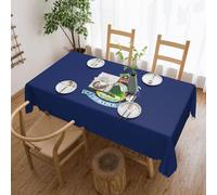 jingong Maine State Flag Square tablecloth, fit for coffee tables, kitchens, restaurants, and desktop decoration