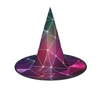jingong Red Galaxy Constellation print Halloween hat, set of 2,fit for family themed parties, courtyard decoration, carnival parties