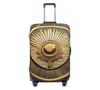jingong Sun Old Egyptian Timeless Grace Print Luggage lid Protector, Elastic Travel Luggage lid, Scratch Resistant and dust-Proof