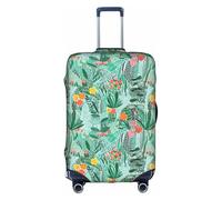 jingong Tropical Flora Print Elastic Luggage Suitcase Covers Adult Luggage Protector Travel Suitcase Protective Cover