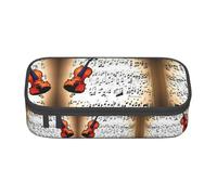 jingong Violin Sheet Music Large Capacity Storage Bag, fit for Travel, Office Supplies, Makeup, and Desk Organization