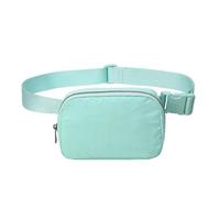 JINGQBD bumbags for Ladies with Multiple Pockets, Large Capacity, Adjustable Belt, Waterproof Running, Hiking, Shopping-Light Green