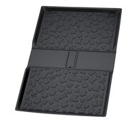 JingRoom All Weather Mat for Jeep Wrangler Deluxe 4 Seater Stroller Wagon- Waterproof Silicone Floor Pad Accessory Protect from Mess, Dirt, and Water (Black)