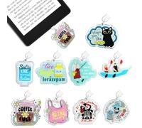 JINGSEN 9Pcs Charms for Kindle,About Funny Theme Dust Plug Charm Compatible with Type C Charging Port,Charms Compatible for Kindle,E-Reader,Phone (Style 3)