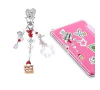 JINGSEN Charm Chains for Kindle,Cute E-Reader Phone Charm Bracelets Accessories Gift for Reader Booklovers Women,Charms Compatible for Kindle,E-Reader,Phone, 1, Epoxy, No Gemstone