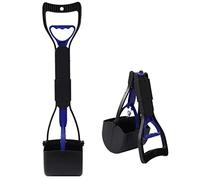 JINGUWU Dog Pooper Scooper, 45CM Long Durable Portable Poop Scoopr for Medium or Small Dogs and Cats, Easy Pick Up for Outdoor Indoor Pet Waste