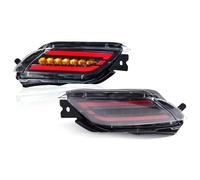 JINGXINXUE Rear Bumper Reflector Light for Toyota Vios 2008-2013, Car Rear Bumper Reflector Lens Cover Tail Fog Warning Lamp Lens Left Right Side Replacement