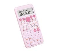 JINGYAN Basic Calculators Scientific Calculators Digit Pink Blue White For Students In High School Or College Cute Desktop Hand(Pink)