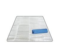 JINGYAN Beach Blankets Outdoor Camping Mat Tent Sleeping Mattress Waterproof Aluminum Foil Foldable Picnic Beach Pad(Small)