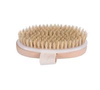 JINGYAN Body Brushes Dry Body Brush Wooden Oval Shower Bath Brushes Exfoliating Massage Cellulite Treatment Blood Circulation