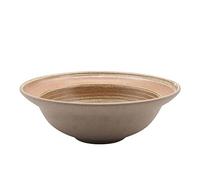JINGYAN Bowl Stoneware Large Bowl Ceramic Household Soup Noodle Creative Personality Retro Restaurant Boiled Fish(1,X-Small)