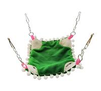 JINGYAN Cat hammocks Cute Hamster Hanging Hammock House Cage Pet Squirrel Small Animal Sleeping Bag for puppy Supplies(Dark Khaki,S)
