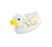 JINGYAN Chopstick Rests 6pcs Ceramic Chopsticks Stands Set Lovely Duck Shape Rest Stand Fork Holder