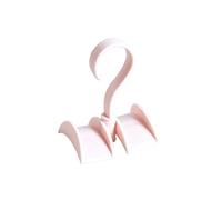 JINGYAN ClothesHanger 360° Rotating Hanger Hooks Wardrobe Clothes Rack Organizer Bag Hanger Shoes Belt Scarf Hanging Storage Rack Space Saving 1pc(Pink)