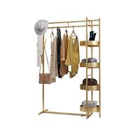 JINGYAN Coat Racks Clothes Storage Stand, Shoe Hanger, Furniture, Entrance To Living Room, Bedroom, Boutique(155x180x36cm)