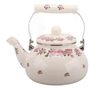 JINGYAN Coffee Pot Porcelain Enamels Teapot Kettle Coffee Milk Medicine Pot Induction Cooking Gas Universal Household(2)