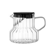 JINGYAN Coffee Pots Handmade Glass Coffee Pot Set High Borosilicate Glass Shared Pot Brewing Pot Household Coffee Pot