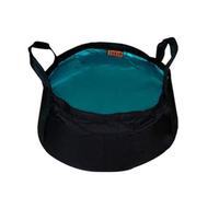 JINGYAN Collapsible washing up Bowls Wash Basin Camping Outdoor Bucket(Green)