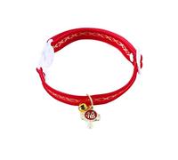 JINGYAN Collars Red Velvet Phnom Penh Cats Collar Fashion Holiday Party Fish Pattern Bells Collars Pets Puppy Pendant Necklace Chain Accessories(Style 1)