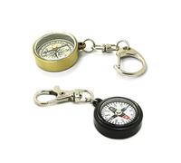 JINGYAN Compasses Mini Survival Compass Portable Outdoor Camping Hiking Pocket Navigator Adventure Keychain Climbing Equipment(Gold)