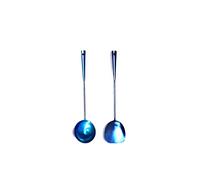 JINGYAN Cooking Spoons Kitchen Utensils, Accessories, Tools, Wok Spoons, Traditional Handmade Iron, Sets