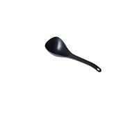 JINGYAN Cooking Spoons Non Stick Plastic Spoon for Rice, Long Pan, Kitchen Spatula, Black and White Tablespoon, Utensil, Table Tools(Style1)