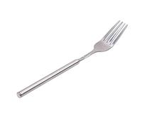 JINGYAN Dinner Forks BBQ Telescopic Extendable Fork Dinner Fruit Dessert Long Handle Cutlery Forks Meat Kitchen Accessories Tools