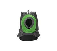 JINGYAN Dog Backpacks Breathable Carrier Cat Backpack Portable Dog Chest Mesh Puppy Travel Carrying Bags for Cats Dogs Outdoor Pet(Green,Small)