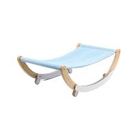 JINGYAN Dog Beds Cat Bed House for Cats Hammock Kitten Rocking Chair Solid Wood Swing Basket Beds and Houses for Pet Supplies Dog(1)