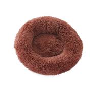 JINGYAN Dog Beds Pet Cage For Hamster Accessories Dog Cat Bed Mouse Cotton House Small Animal Nest Winter Warm Sofa Sleeping Bag Mat(Brown,L)