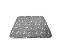 JINGYAN Dog Beds Waterproof Reusable Dog Bed Mats Dog Urine Pad Puppy Pee Fast Absorbing Pad Rug For Pet Sleep Soft Carpet Blanket(A,80x90CM)