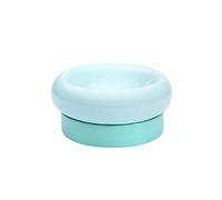 JINGYAN Dog Bowls Pet Bowl/Pet Universal/Ceramic/Stable Anti-Turnover/Protect the Cervical Spine/Practical and Beautiful/Nordic Style Cat Bowl(A)