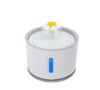 JINGYAN Dog Water Dispenser USB Automatic Cat Water Fountain with LED Lighting 5 Pack Filters Dogs Cats Mute Drinker Pet Feeder Bowl Drinking Dispenser
