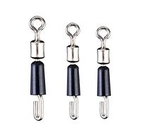 JINGYAN Fishing Hooks Bearing Rotating Fishing Hook Quick Connector Solid Ring Rolling Line Link Carp Accessories