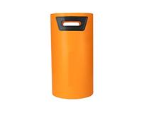 JINGYAN Foot Soaks Folding Bucket Foot Bath Portable Soak Basin Tub For Business Trips Self-driving Picnics(Orange)