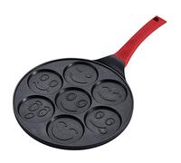 JINGYAN Frying Pans Seven Hole Fried Egg Pot Maifanshi Non Stick Muffin Flat Dumpling Mold Breakfast