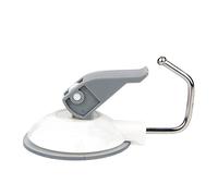 JINGYAN Hooks Hooks Round Strong Vacuum Holder Suction Cup Seamless Hook Hanging Removable Bathroom Kitchen Snap Lever