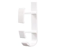 JINGYAN Hooks Traceless Plastic Washbasin Hook Non Punching Bathroom Wall Hanging Bath Basin Shelf Strong Nail Free Rack(White)