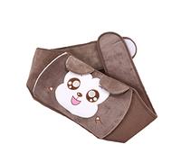 JINGYAN Hot Water Bottles Cute Winter Kettle Hand Warmer Unisex Multifunctional (Color: Brown)