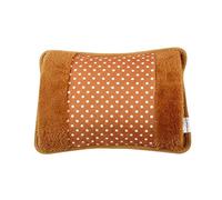 JINGYAN Hot Water Bottles Hot Water Bag Electric Winter Hand Warmer Bottle Po Inserted Charging Hot-Water Plug(Orange)