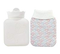 JINGYAN Hot Water Bottles Silicone Hot Water Bottle Warm Bag Palace Hand Warmers Mini Portable Explosion-Proof Plush Students(5)