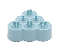 JINGYAN Ice Cream Moulds Ice Cream Silicone molds ice Cube Maker Popsicle Molds with Lid Mold Candy bar Pop Maker Mould Kitchen Accessories(Blue B)