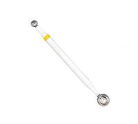JINGYAN Ice Cream Scoops Mini Ball Digger Stainless Steel Double-Headed Fruit Spoon Household Style Platter Set(A)