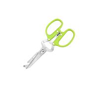 JINGYAN Kitchen Scissors Multifunctional Portable Detachable Scissors Stainless Steel Kitchen Multi-Purpose Meat and Vegetable Tool(Green)