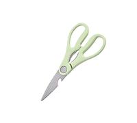JINGYAN Kitchen Scissors Stainless Steel Multi-Functional Chicken Bone Scissor, Fish, Kitchen, Walnut, Crab(Green)