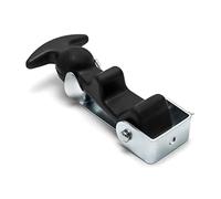 JINGYAN Latches & Bolts Draw Latches with Brackets, Rubber Flexible Hood Catch Hasp, for, Vehicle Engine