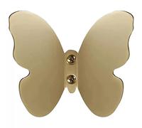 JINGYAN Multi-Purpose Hooks Bathroom Brushed Brass Coat Hook,Sturdy Metal Single Over Door Hooks,Robes for entryway, mudroom, Bedroom, Kitchen, Bathroom.